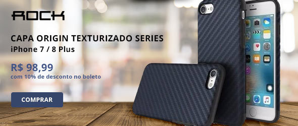 Capa Origin Texturizado Series iPhone 7 / 8 Plus - Azul Marinho