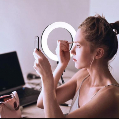 Ring Light Mini com Tripé