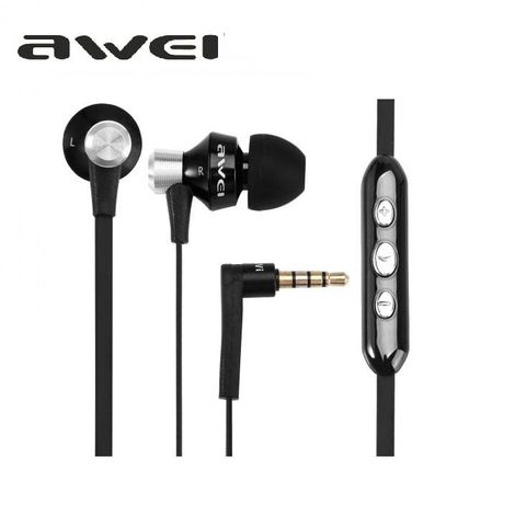 Fone In-Ear S950vi Awei Microfone e Controle de Volume com Estojo