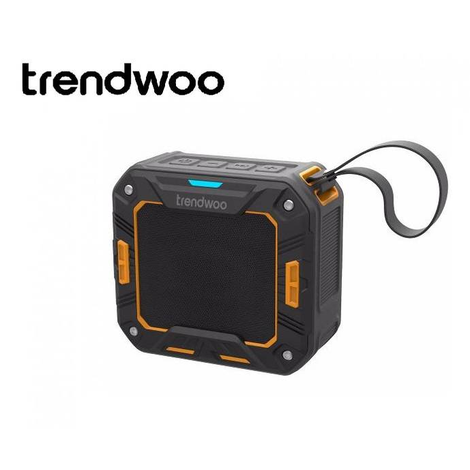 Bluetooth Sport Speaker TRENDWOO + Suporte Bike - À Prova de Impacto, Areia e Água - IP66